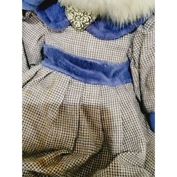 Jerry Elsner Velvet Treasures Mrs. Daley Stuffed Bear Vintage‎ Has Tag Has Spot. - Picture 5 of 13